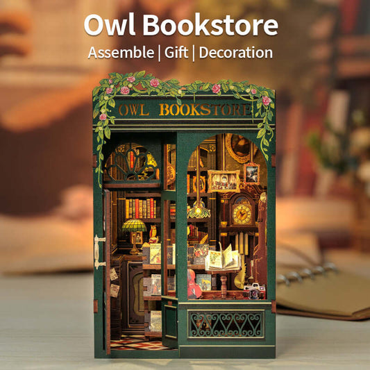 Reading Nookery™ Owl Bookstore | DIY Book Nook