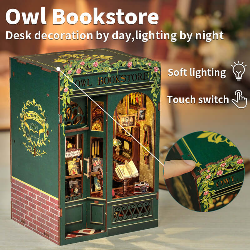 Reading Nookery™ Owl Bookstore | DIY Book Nook